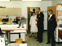 Opening of BGH Lab; Dr Morag Brown, Microbiologist; Archie Purves, Board Vice-Chair