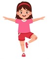 Girl Balancing