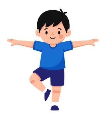 Boy Balancing