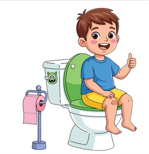 Child On Toilet